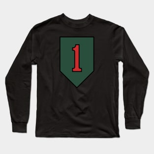 "The Big Red One" 1st Infantry Division Insignia Long Sleeve T-Shirt